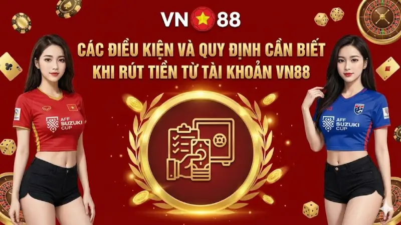 Các điều kiện và quy định cần biết khi rút tiền từ tài khoản VN88