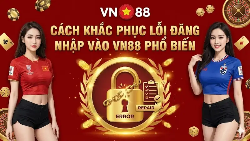Cách khắc phục lỗi đăng nhập vào vn88 phổ biến