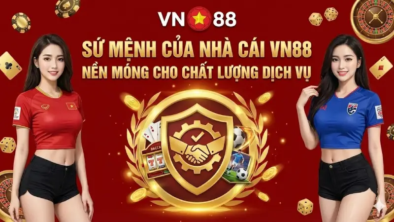 Sứ mệnh của nhà cái VN88: Nền móng cho chất lượng dịch vụ