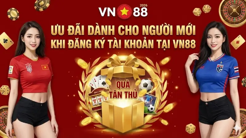 Ưu Đãi Dành Cho Người Mới khi đăng ký tài khoản tại vn88