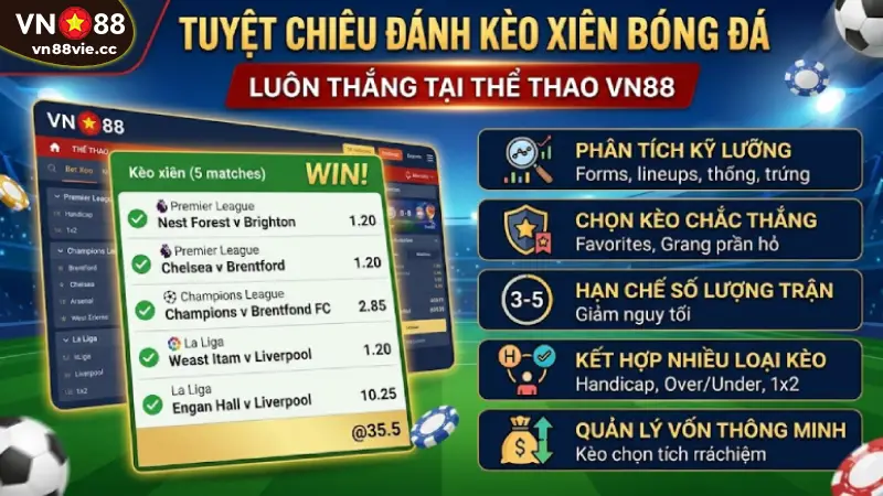 Cách Đánh Kèo Xiên Bóng Đá Luôn Thắng