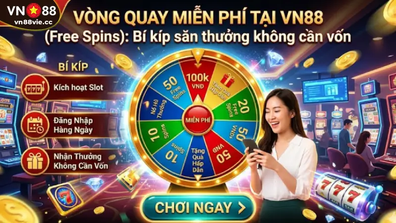 Vòng quay miễn phí tại vn88