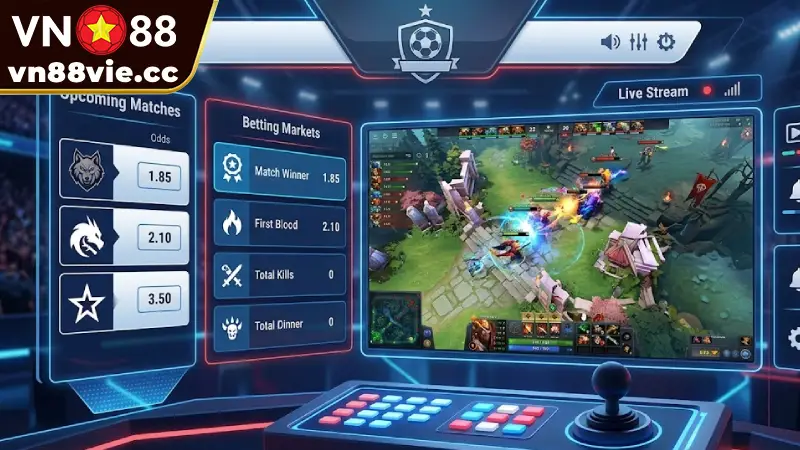 Đánh Giá Tổng Quan Sảnh Cá Cược Dota 2 Tại VN88