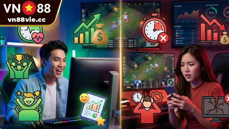 Ưu & Nhược Điểm Khi Đánh Kèo Rung Esport VN88