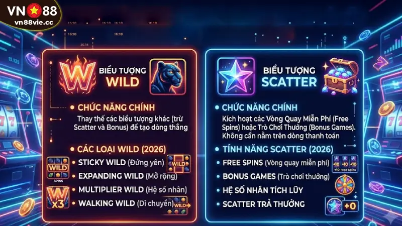 Scatter Và Wild Trong Slot Game Là Gì?